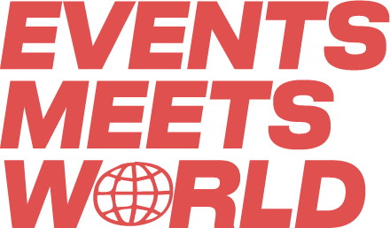 Events Meets World stamp